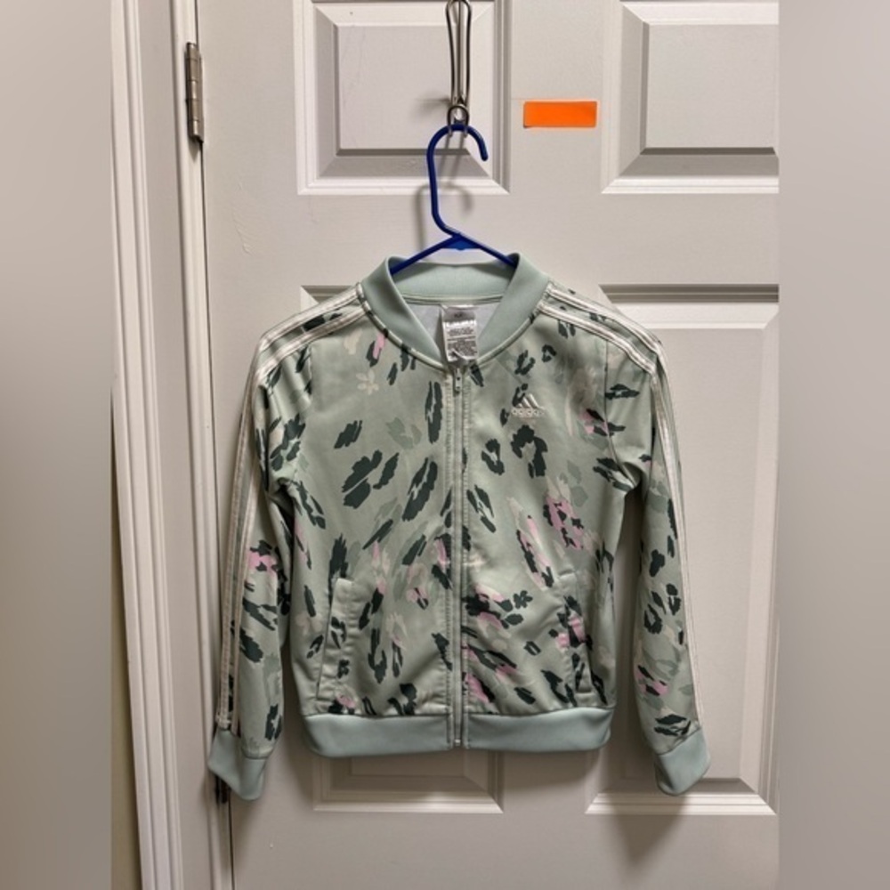 Youth Girls Full Zip Adidas Jacket